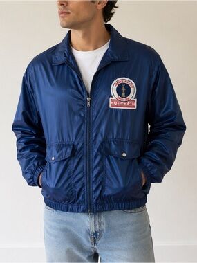 Vintage Outback Red Americas Cup Perth 1987 Sailing Ripstop Windbreaker jacket L